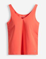 Top - Ademend - lichtrood