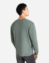 Hossz&uacute; ujj&uacute; felső - Lezser fazon - s&ouml;t&eacute;tz&ouml;ld