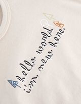 glaustinukė ilgomis rankovėmis - Su paveikslėliais - baltas