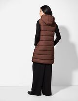 Vestă matlasată - Tiv reglabil - Maro inchis