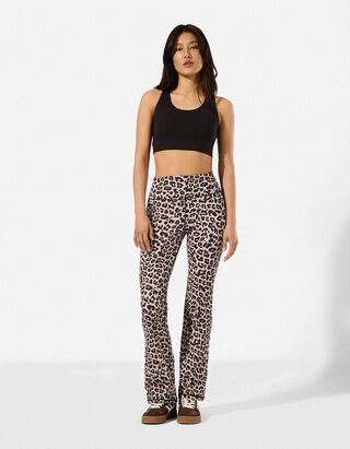 Leggings - evazat Fit - Alb-crem deschis