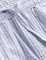 Short - Strepen - lichtblauw