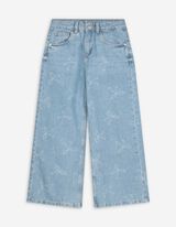 Jeans - Laserprint - hellblau