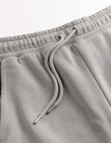 Jogginghose - einfarbig - grau