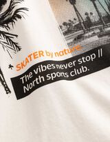 T-Shirt - Frontprint - wei&szlig;