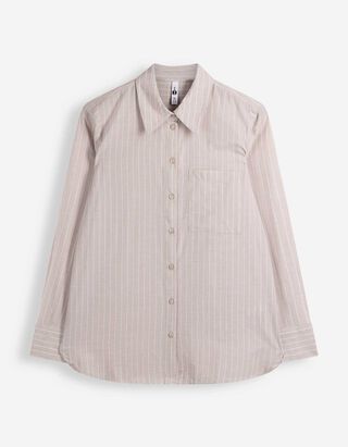 Hemd - Streifen - Beige