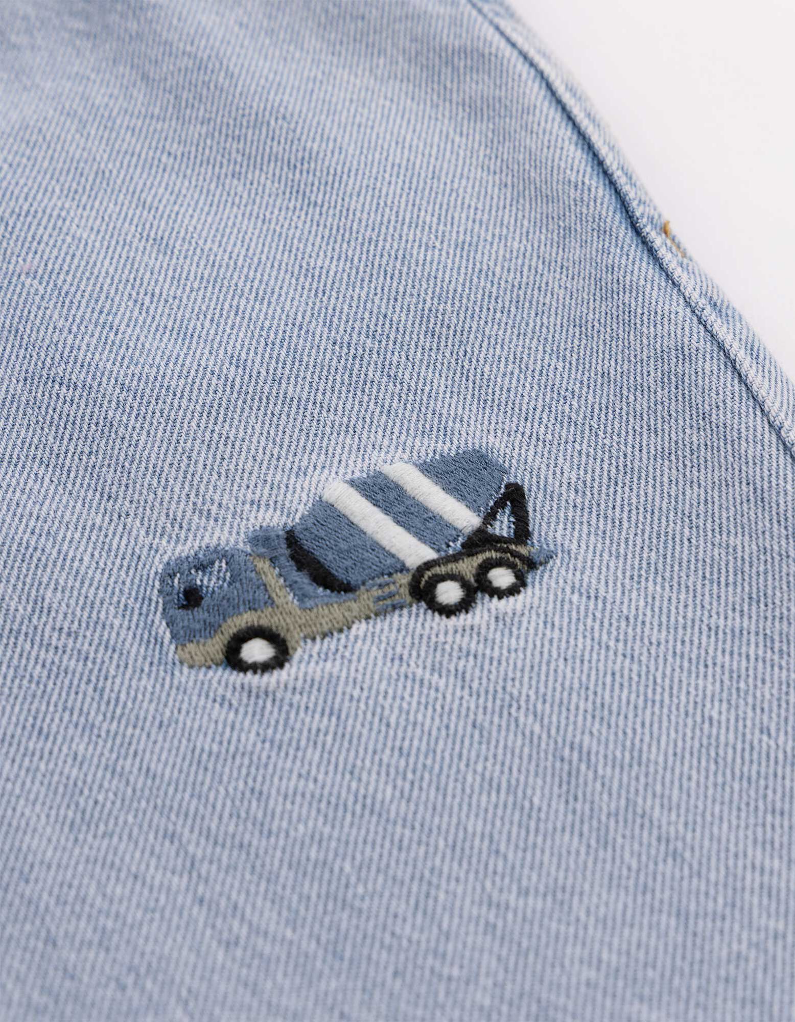 Jeans - Applikation - Hellblau