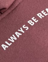 Dukserica sa kapuljačom - Print - tamno-crvena