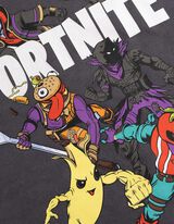 Mikina s kapucňou - Fortnite - Tmavosiv&aacute;