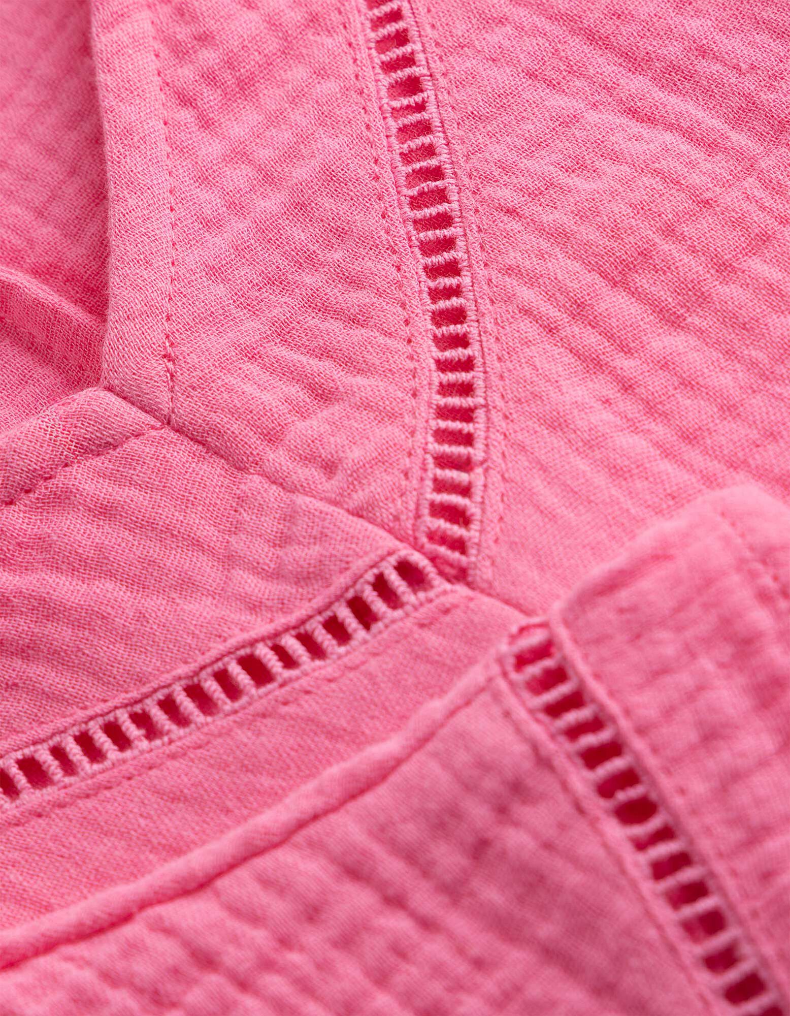 Blusenshirt - einfarbig - Pink