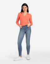 Jeans - Efecte de spălare - Albastru