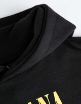 Kapucnis felső - Nirvana - fekete