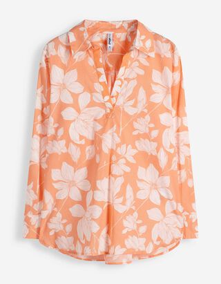 Tunika - Allover-Print - Pink