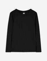 Longsleeve - Katoen - zwart