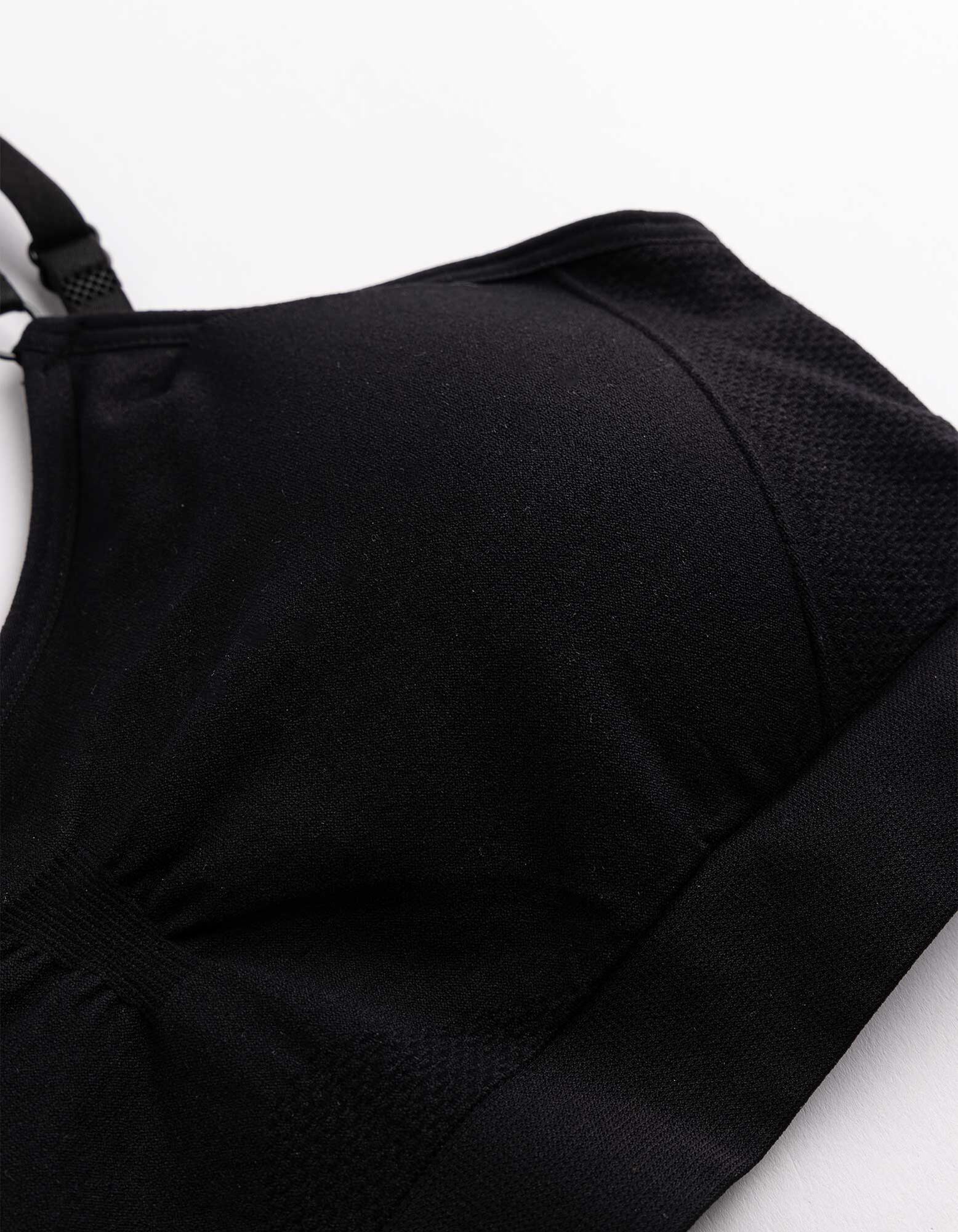 Bustier - &uuml;berwiegend nahtlos - Schwarz