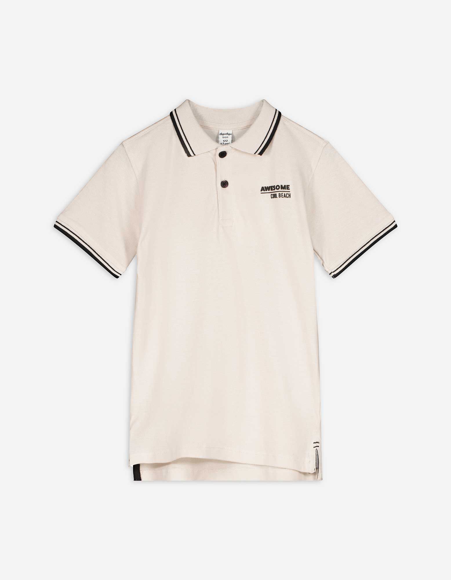 Poloshirt Kontraststreifen