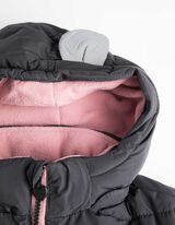 Dygsniuota striukė - Atstumia vandenį - tamsiai pilkas