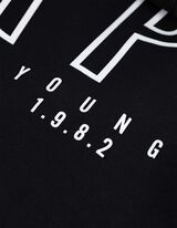 Felpa aperta - Oversized Fit - nero