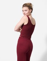 Top - Viskose-Mix - dunkelrot