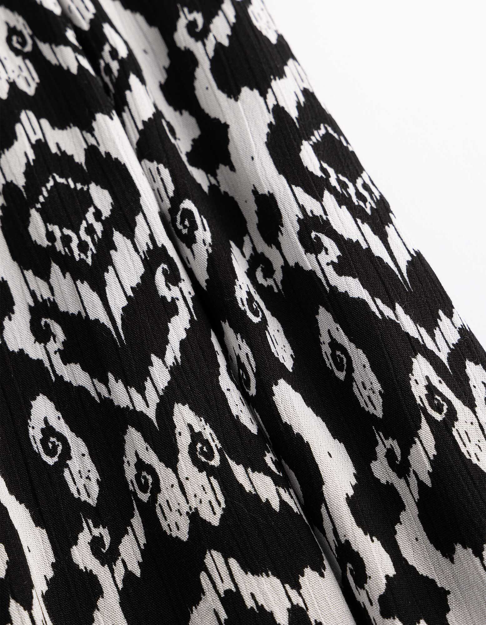 Rock - Allover-Print - Schwarz