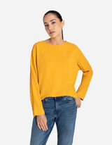 Pikkade varrukatega s&auml;rk - Loose Fit - tumekollane