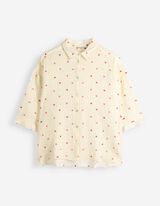 Bluse - Dreiviertel&auml;rmel - hellgelb