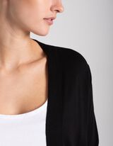 Dolga jopa - Viskozna me&scaron;anica - crna