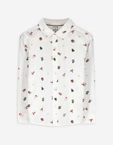 Overhemd - Print all-over - wit