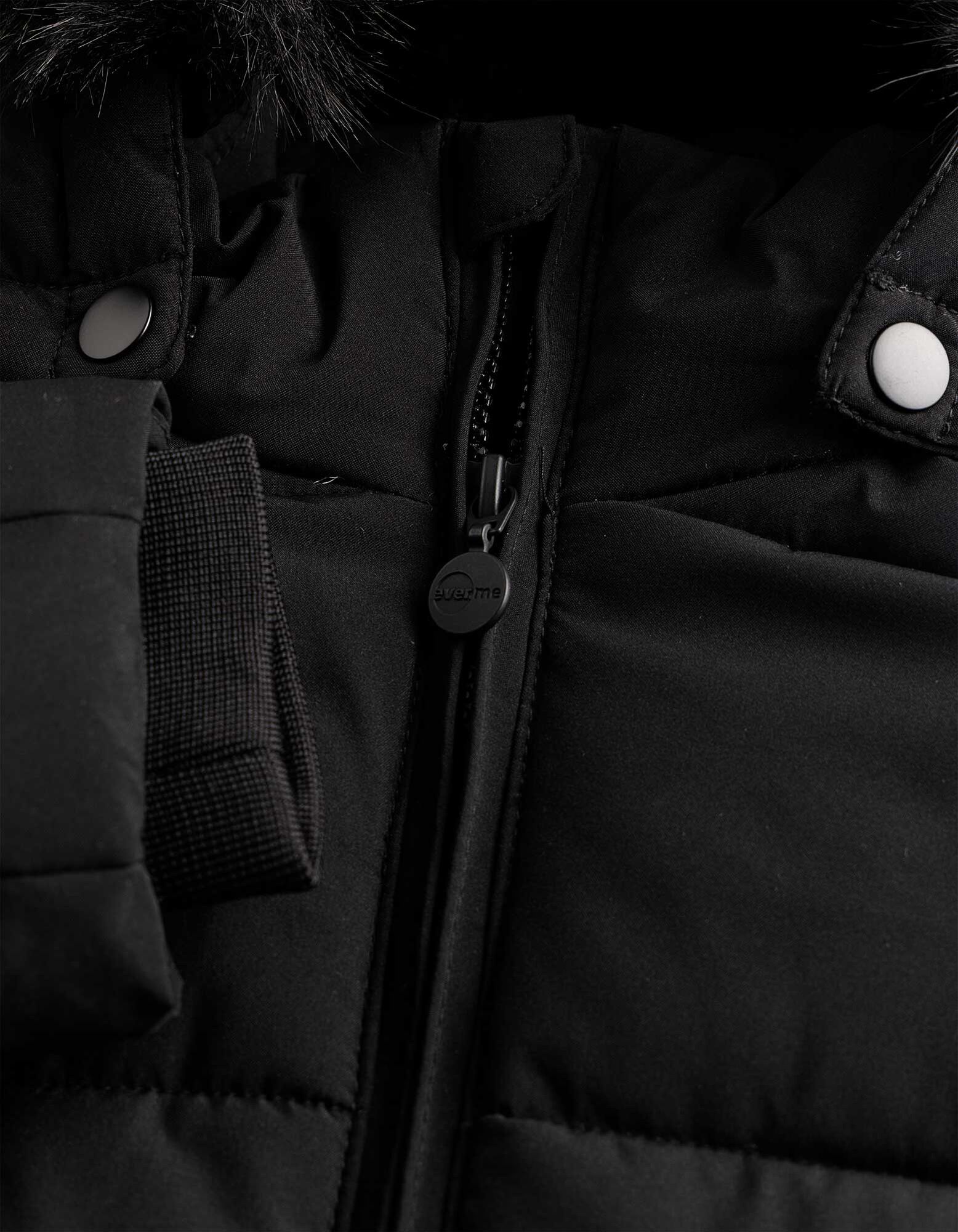 Winterjacke - Wasserabweisend - Schwarz