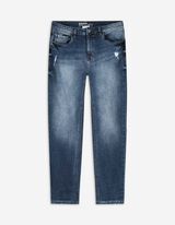 Jeans - Girlfriend Fit - blu scuro