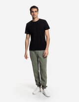 Pantaloni da jogging - Gamba larga - verde scuro