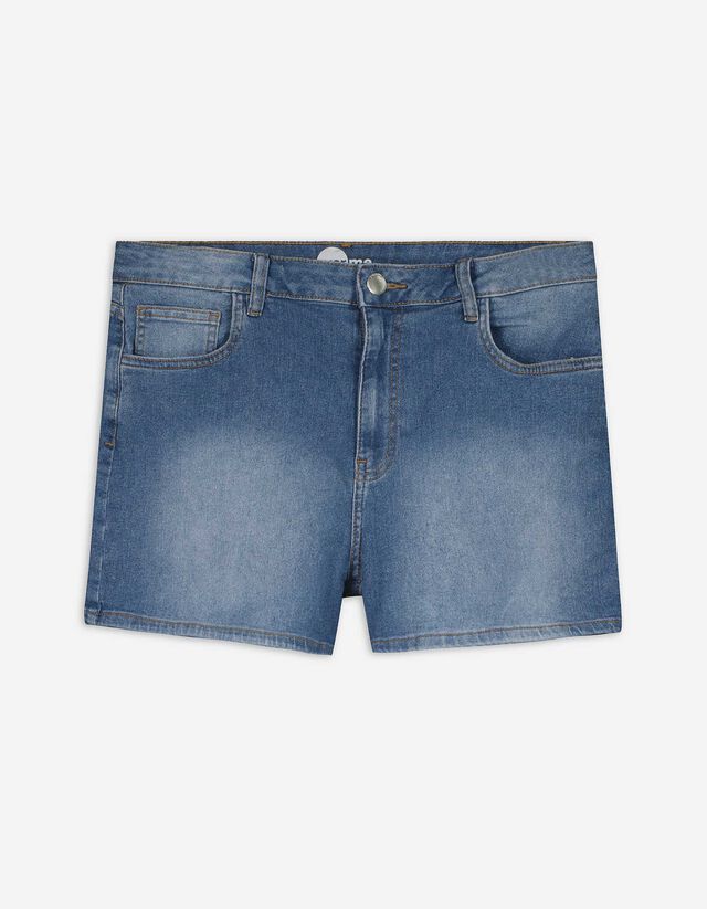 Shorts - High Waist - blau
