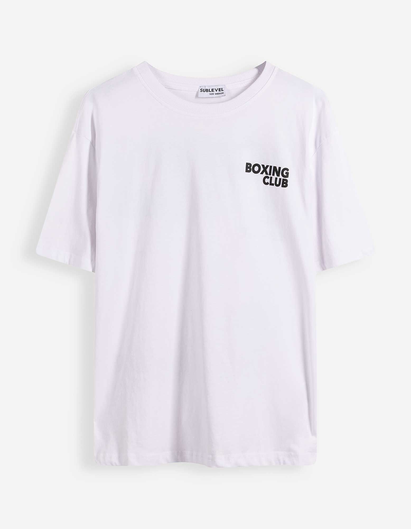 Tričko - Potisk na zadn&iacute; straně - b&iacute;l&aacute;