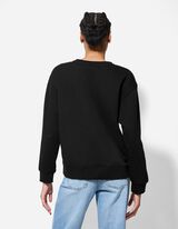 Meleg&iacute;tőfelső - Strasszokkal - fekete