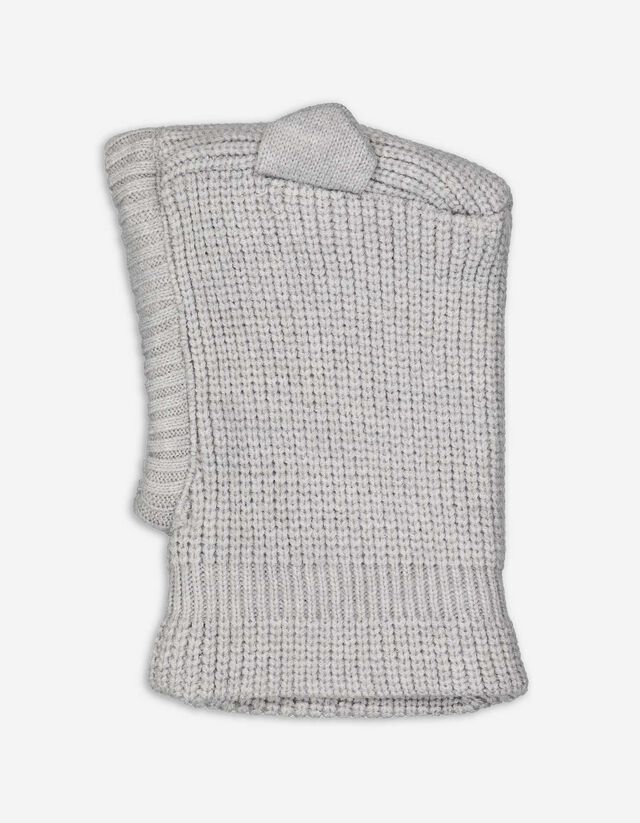 Passamontagna - fodera in pile - grigio chiaro