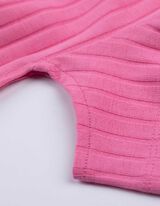 Majica kratkih rukava - Izrezotine - pink