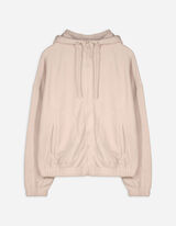 Pullover in pile - Maniche spioventi - rosa