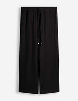 Pantalon - Aspect lin - noir