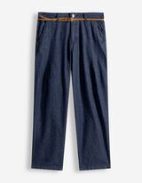 Kalhoty chino - Opasek - modra