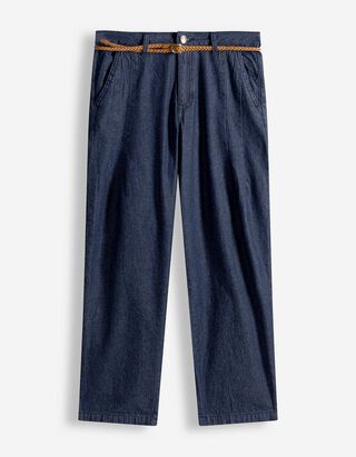 Chino stiliaus kelnės - Diržas - melynas