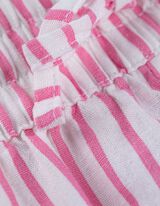 Shorts - Leinen-Mix - weiß