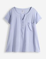 Bluse - Viskose - hellblau