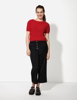 Strickshirt - Strick - rot