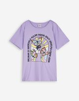 T-shirt - Print - lila