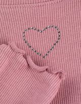 Langarmshirt - einfarbig - lila