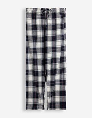 Pyjamahose - Karomuster - Off-White