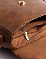 Tasche - Kunstleder - braun