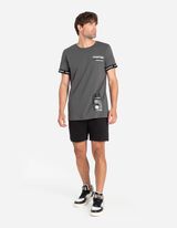 Tričko - Zadný výtlačok - tmavoseda