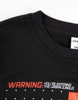 Marškinėliai - Su paveikslėliais - juodas