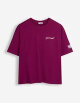T-Shirt - Tiermotiv - Dunkelrot